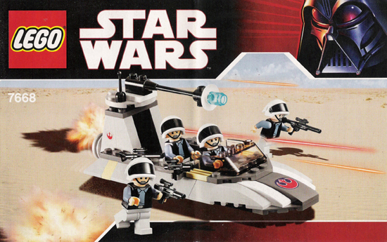 7668 Rebel Scout Speeder (Used) LEGO Star Wars