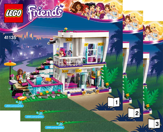 41135 Livi's Pop Star House (Used) LEGO Friends