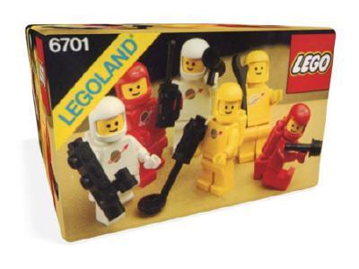 6701 Minifig Pack (Retired) LEGO Space