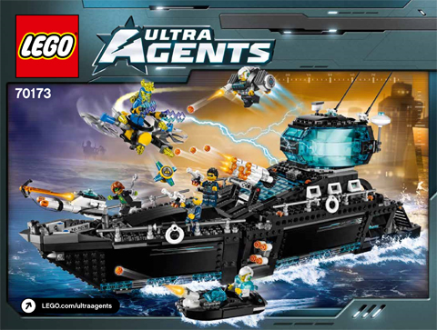 70173 Ultra Agents Ocean HQ (Used) LEGO Ultra Agents