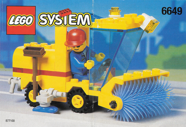 6649 Street Sweeper (Certified) LEGO Town