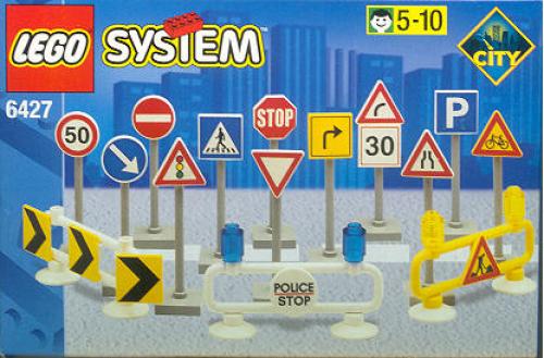 6427 Road Signs (Certified) LEGO Town