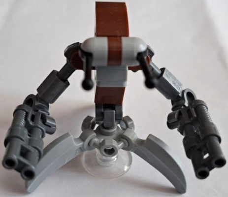 Droideka (Destroyer Droid) - Light Bluish Gray Claws and Plate 1 x 2 (sw1452)