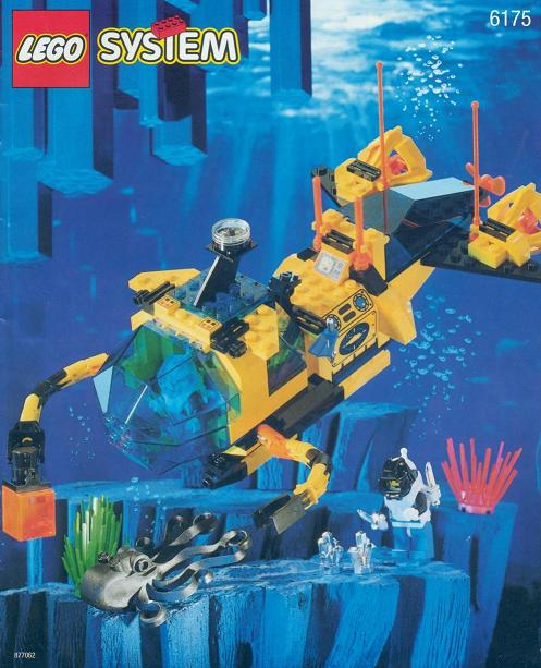 6175 Crystal Explorer Sub / Aquanaut DSRV II (Certified) LEGO Aquazone