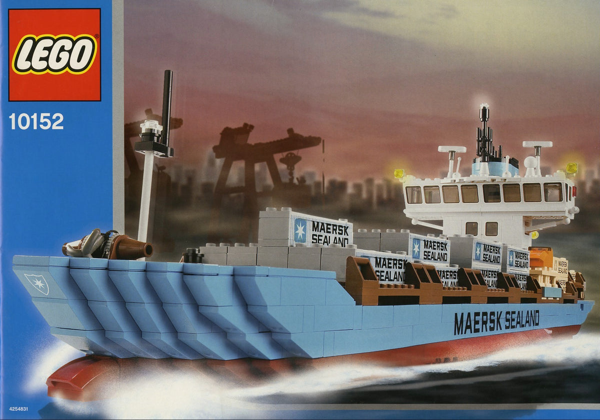 10152-1 Maersk Sealand Container Ship (2004 Edition) (Certified) LEGO Model Making
