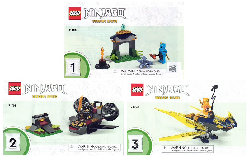 71798 Nya and Arin's Baby Dragon Battle (Used) LEGO Ninjago