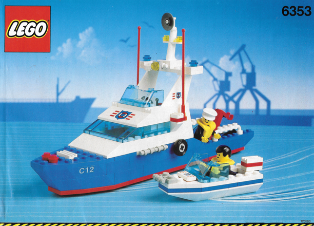 6353 Coastal Cutter (Certified) LEGO Town