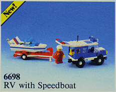 6698 RV with Speedboat (Retired) LEGO Town