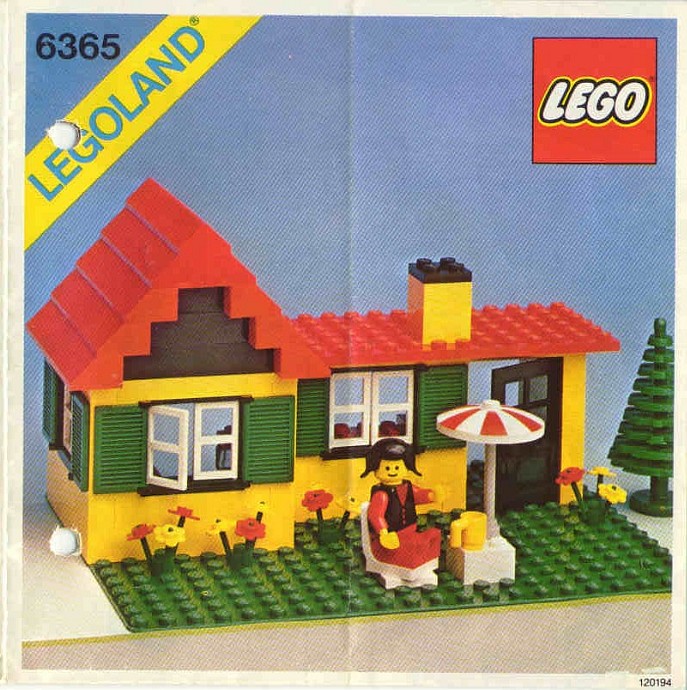 6365 Summer Cottage (Used) LEGO Town
