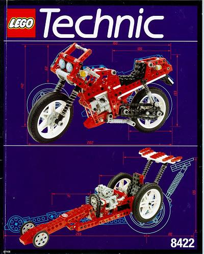 8422 Circuit Shock Racer / V-Twin Super Bike (Certified) LEGO TECHNIC