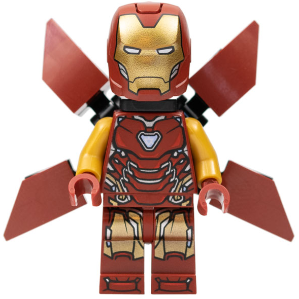 Iron Man - Mark 85 Armor, Large Helmet Visor, Wings (sh0824)