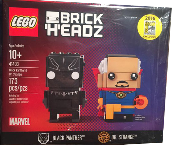 41493 Black Panther & Dr. Strange (Comic-Con Exclusive) (Retired) LEGO BrickHeadz