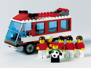 3407 Red Team Bus (Retired) LEGO Sports