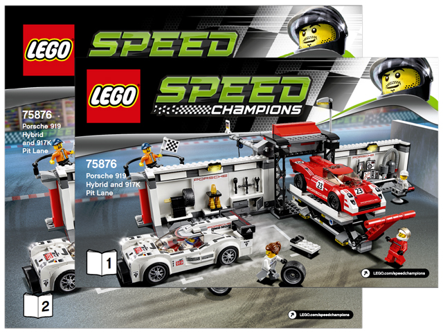 75876 Porsche 919 Hybrid and 917K Pit Lane (Certified) LEGO Speed Champions