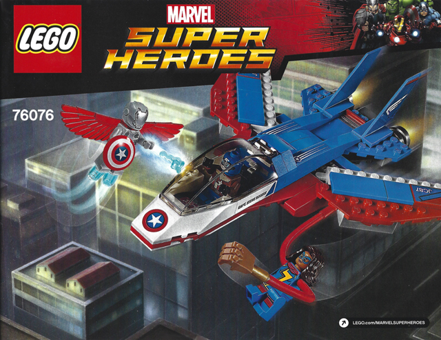 76076 Captain America Jet Pursuit (Certified) LEGO Super Heroes