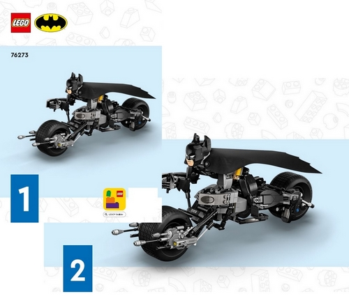 76273 Batman Construction Figure and the Bat-Pod Bike (Certified) LEGO Super Heroes
