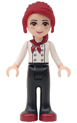 Friends Mia - Black Trousers, White Top (frnd0050)