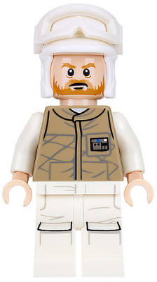 Hoth Rebel Trooper Dark Tan Uniform (Brown Beard) (sw0736)