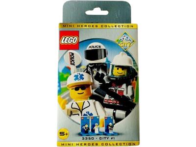 3350 Three Minifig Pack - City #1 (Retired) LEGO Town