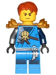 Jay (Honor Robe) - Day of the Departed, Hair, Pearl Gold Shoulder Armor (njo0287)