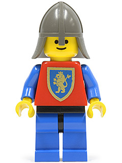 Crusader Lion - Blue Legs with Black Hips, Dark Gray Neck-Protector (cas115)