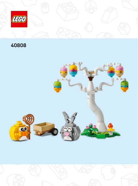 40808 Easter Bunny and Chick Egg Hunt (Certified) LEGO Seasonal
