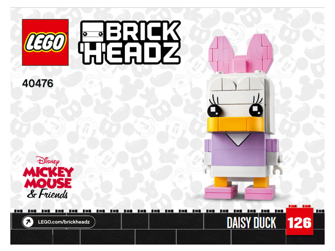 40476 Daisy Duck (Used) LEGO BrickHeadz