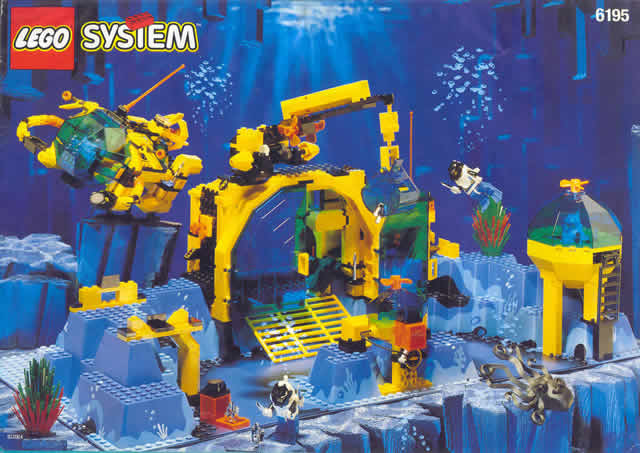 6195 Neptune Discovery Lab / Aqua Dome 7 (Used) LEGO Aquazone