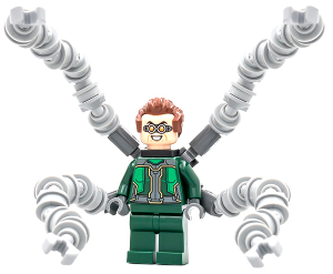Dr. Octopus (Otto Octavius) / Doc Ock - Dark Green Suit, Mechanical Arms with Bars (sh0727)