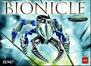 8747 Visorak Suukorak (Used) LEGO BIONICLE