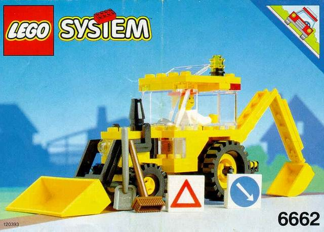 6662 Backhoe (Certified) LEGO Town