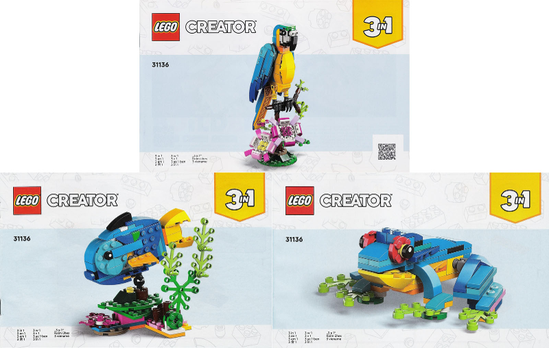 31136 Exotic Parrot (Certified) LEGO Creator
