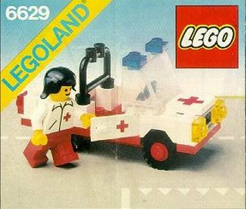 6629 Ambulance (Used) LEGO Town