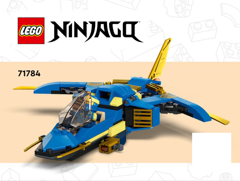 71784 Jay's Lightning Jet EVO (Used) LEGO Ninjago