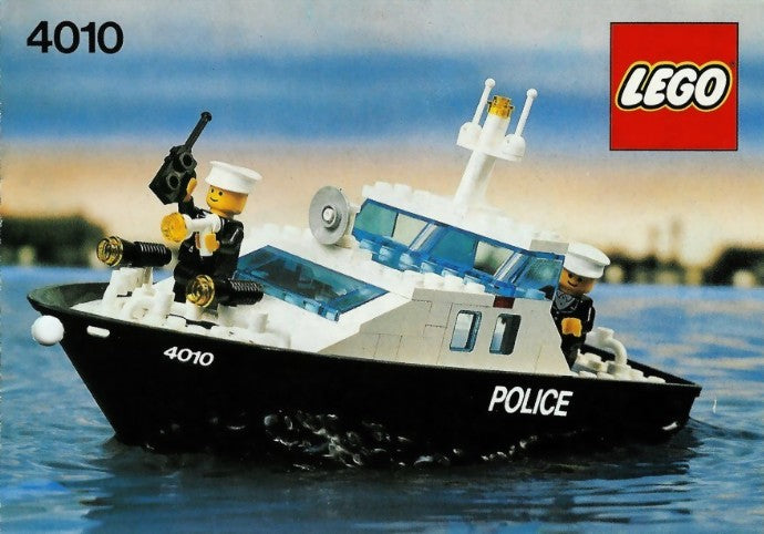 4010 Police Rescue Boat (Used) LEGO Boats