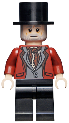 Wizard - HP Wizarding World Male, Black Top Hat, Dark Red Suit, Black Legs (hp301)