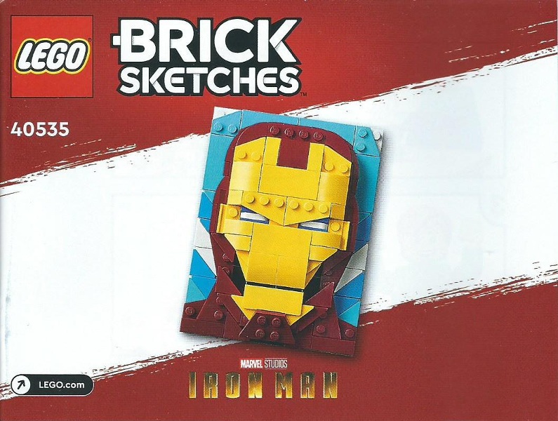 40535 Iron Man (Used) LEGO Brick Sketches