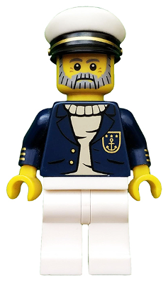 Sea Captain (Minifigure Only) (col154)