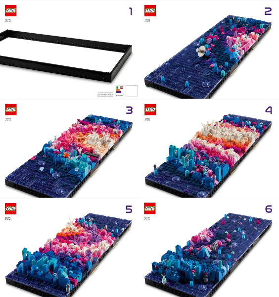 31212 The Milky Way Galaxy (Certified) LEGO Art