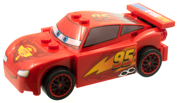 Lightning McQueen - Piston Cup Hood, Red and Black Wheels (crs068)