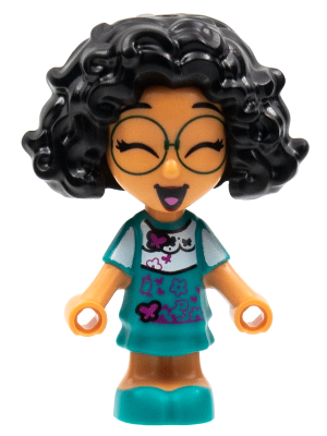 Mirabel Madrigal - Micro Doll, Dark Green Glasses, Closed Eyes (dis059)