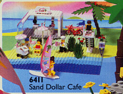 6411 Sand Dollar Cafe (Retired) LEGO Town