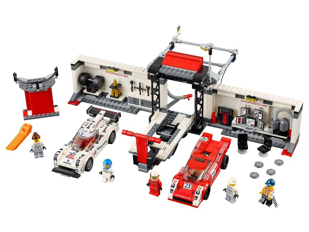 75876 Porsche 919 Hybrid and 917K Pit Lane (Retired) LEGO Speed Champions