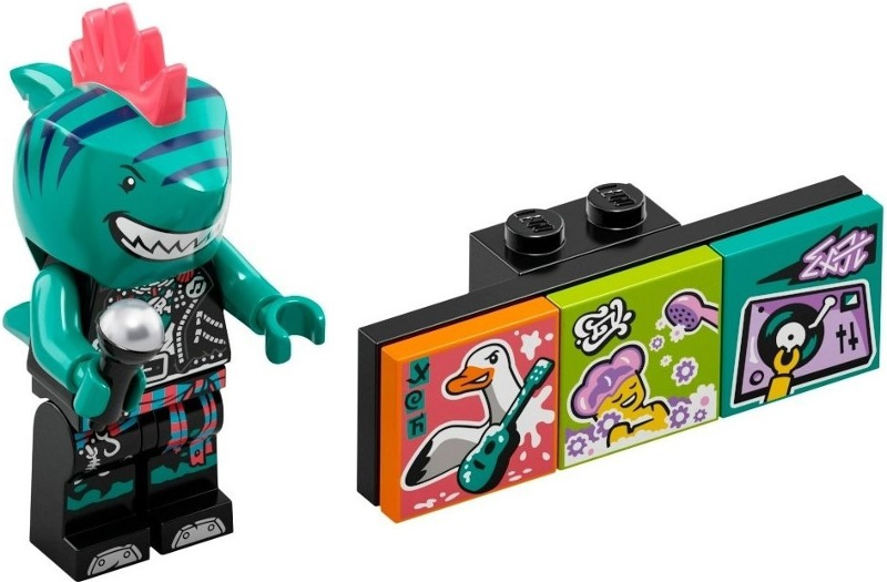 Shark Singer - Vidiyo Bandmates Series 1 Collectible Minifigure (vidbm01-3)