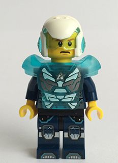 Agent Max Burns - Helmet and Armor, Dark Blue Arms (uagt030)