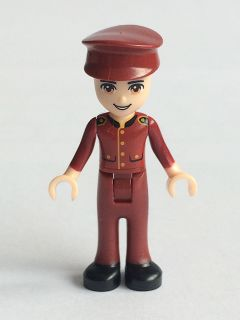 Friends Nate - Dark Red Hotel Boy Uniform (frnd0113)