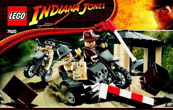 7620 Indiana Jones Motorcycle Chase (Used) LEGO Indiana Jones
