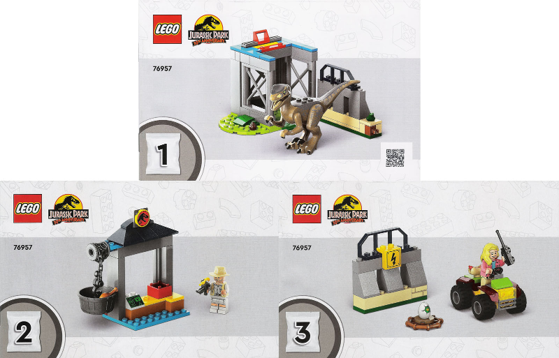 76957 Velociraptor Escape (Certified) LEGO Jurassic World