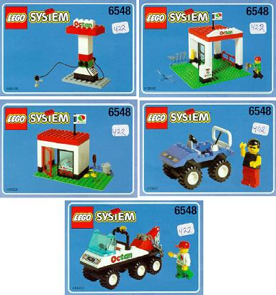 6548 Octan Gas Station (Used) LEGO Town