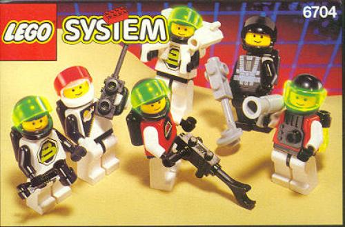 6704 Space Mini Figures (Certified) LEGO Space